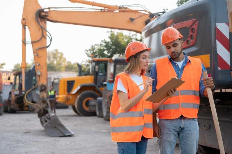 Coordination of heavy equipment procurement at Elkhart construction site
