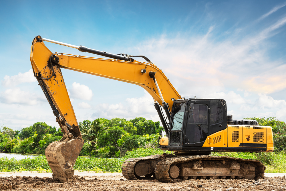 Earthmoving equipment for construction in Hilmar, California
